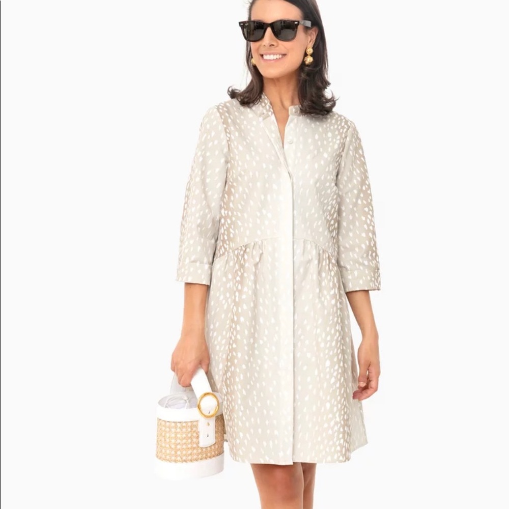 NWT Tuckernuck Tan Antelope Royal Shirt Dress Size M